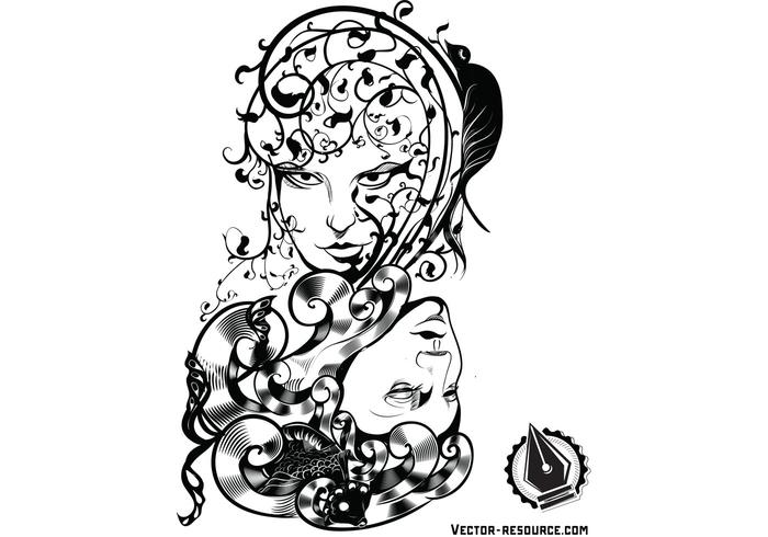 Elements Illustration lineart Elements Illustration lineart