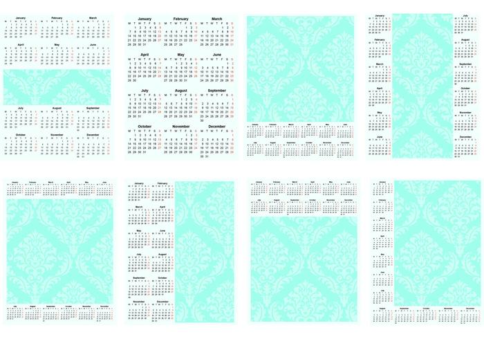 Vector Template Calendar 2013 Vector Template Calendar 2013