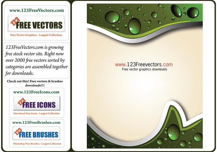 Abstract Background with Water Drops Vector Illustration Abstract Background with Water Drops Vector Illustration
