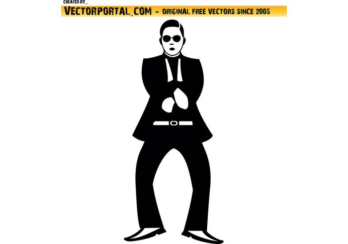 Gangnam Style Dance Vector