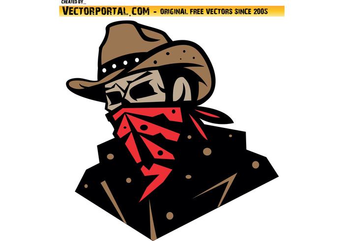 Cowboy Bandit Vector Cowboy Bandit Vector