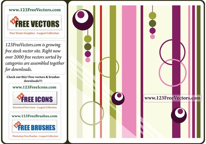Colorful Retro Background Vector Colorful Retro Background Vector
