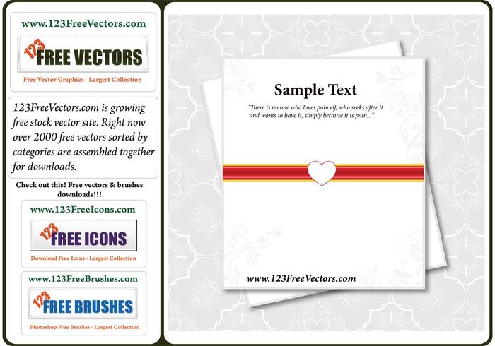 Valentine's Day Card Vector Illustration Valentine's Day Card Vector Illustration