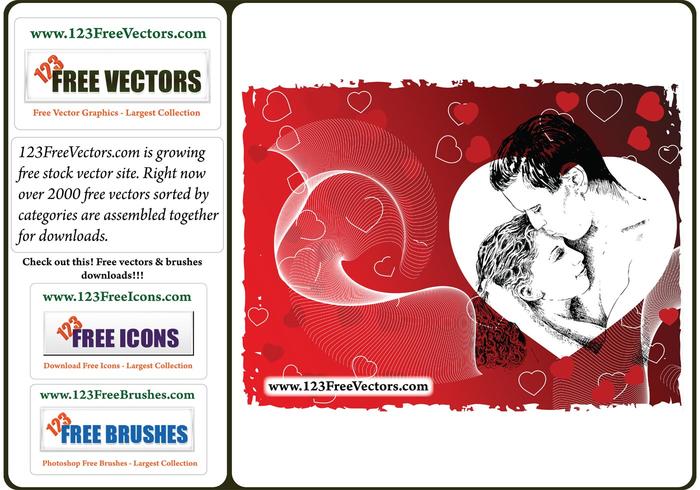 Love Couple Vector Image Love Couple Vector Image