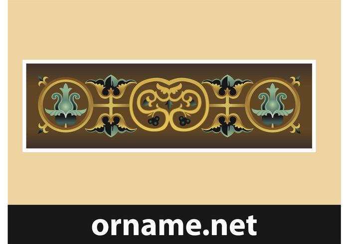 Byzantine ornament in vector Byzantine ornament in vector