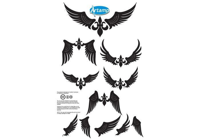 Simple Wings Vector Pack Simple Wings Vector Pack