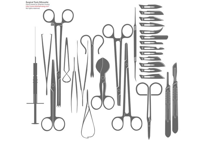 Medical Tools Silhouette Medical Tools Silhouette