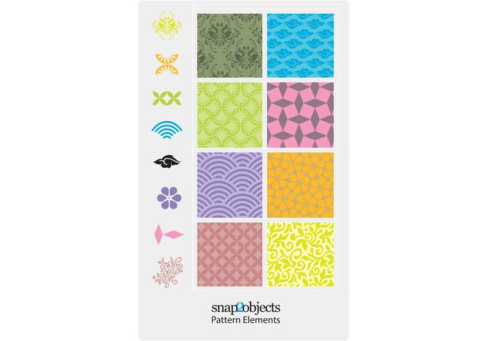 Free Vector Decorative Pattern Elements Free Vector Decorative Pattern Elements