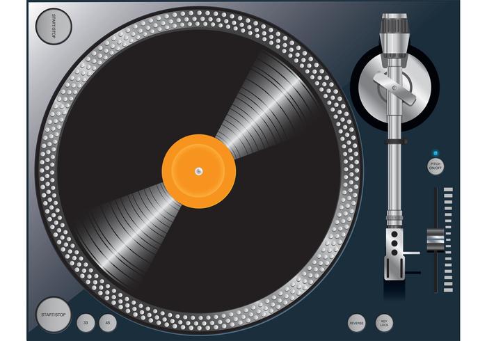 Free High Quality Vector Turntable Free High Quality Vector Turntable