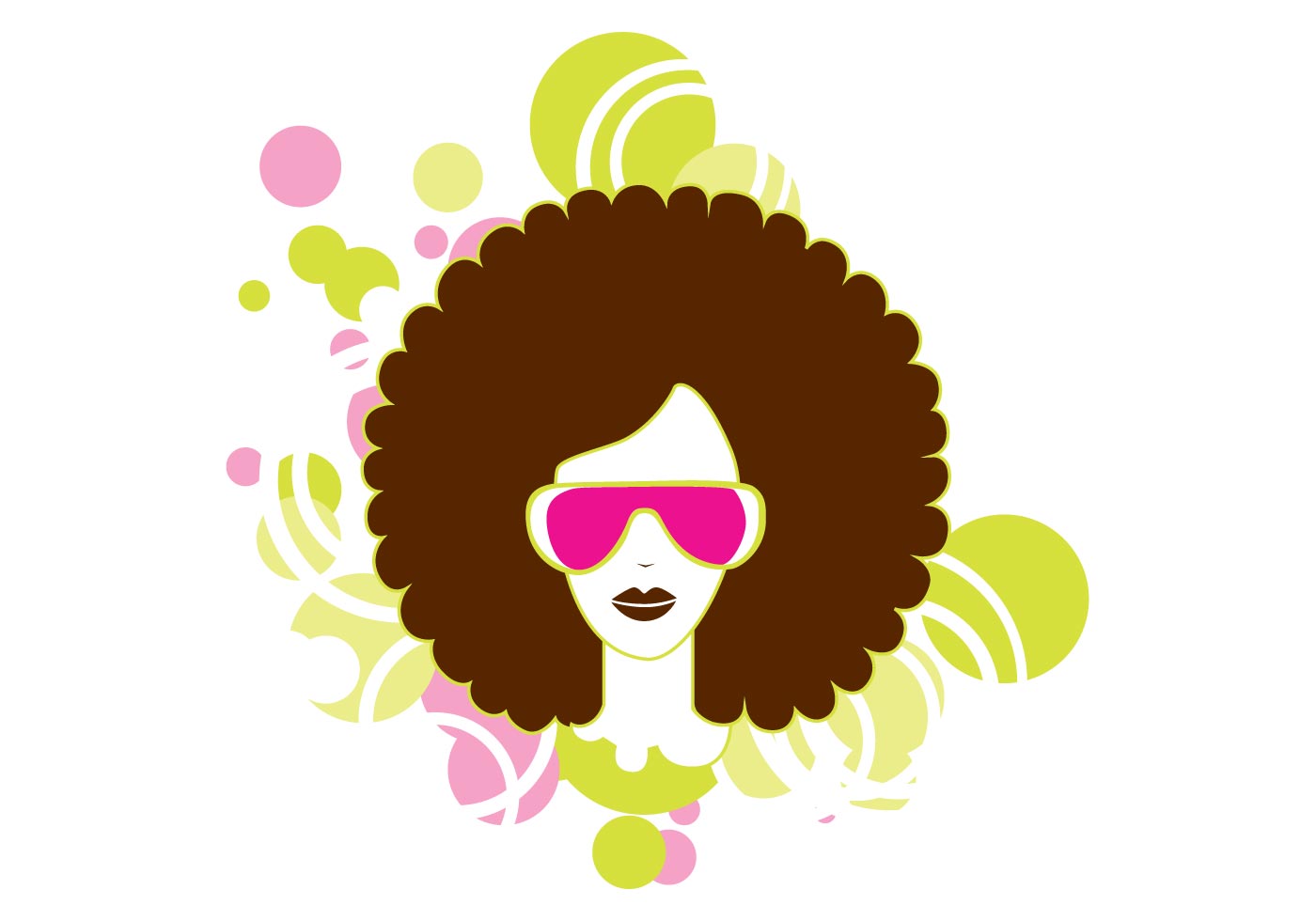 Afro Woman Vector - Download Free Vector Art, Stock 