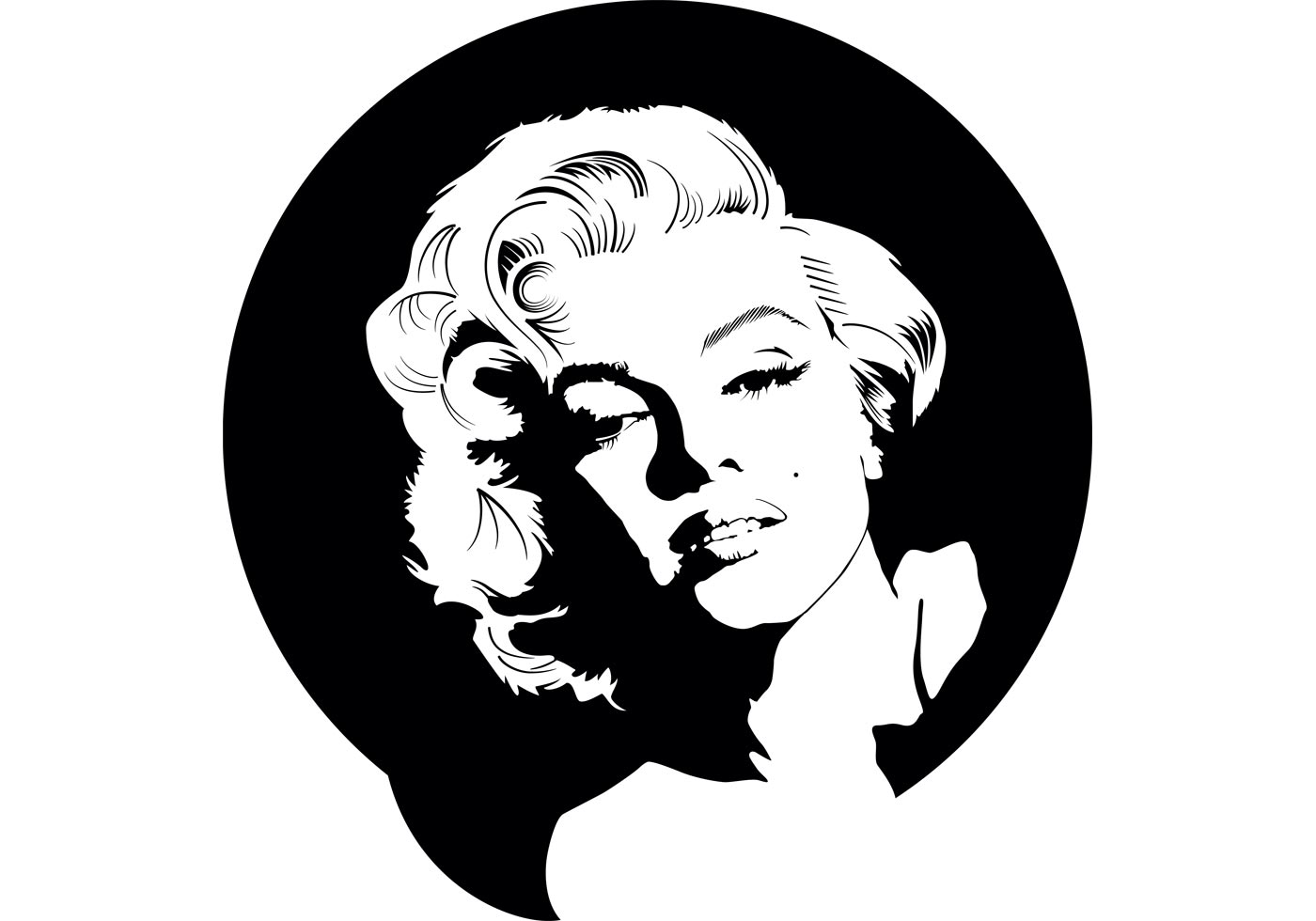 Download Marilyn Monroe Vector.