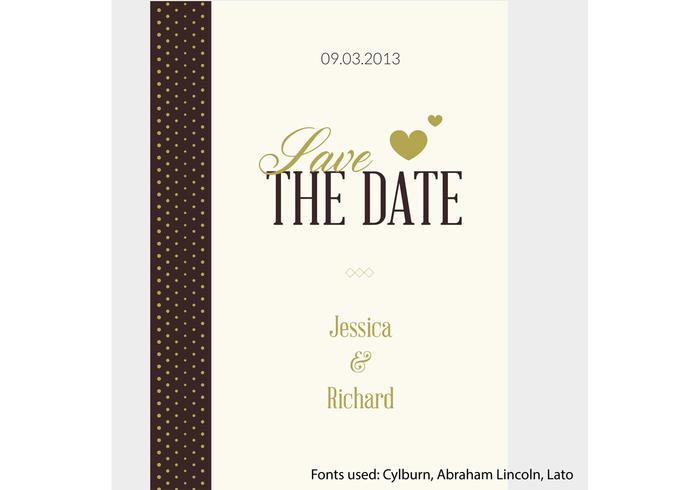 Free Vector Wedding Invitation Free Vector Wedding Invitation