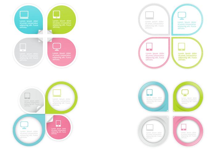 Puntero Vectores de diseño Infográfico