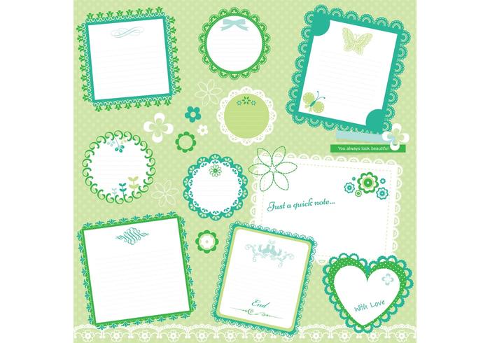 Cute Scrapbook Vector Pack