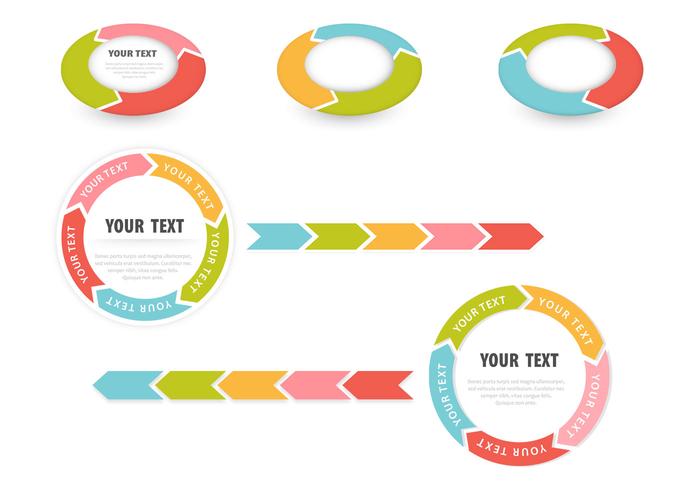 Arrow Flow Chart Vector