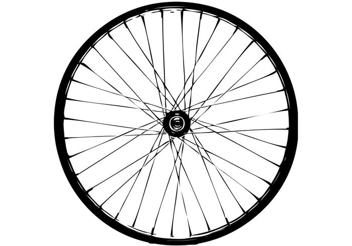 USA BMX Front Wheel Vector