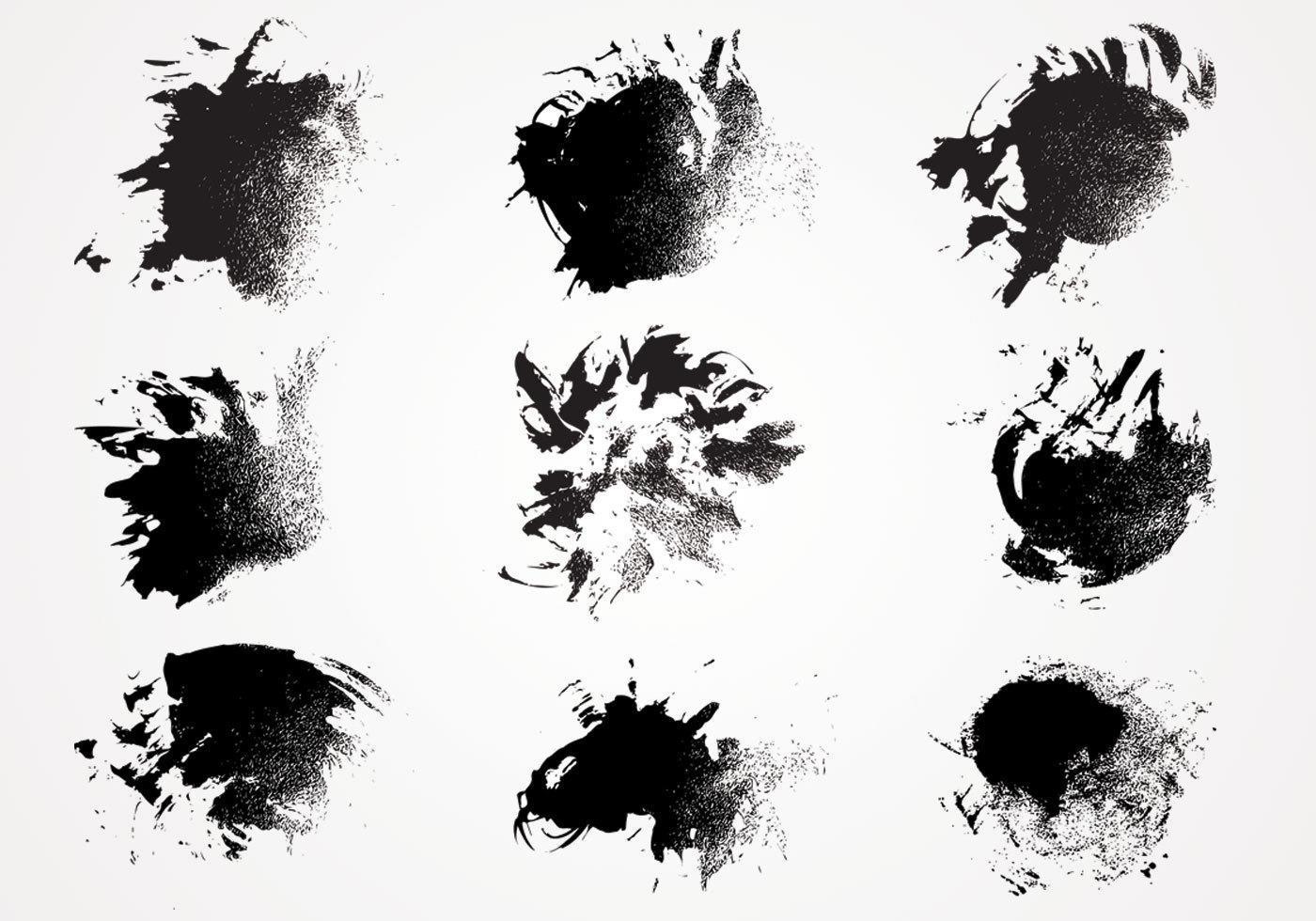 Ink Paint Texture Vector Pack 61620 Vector Art at Vecteezy