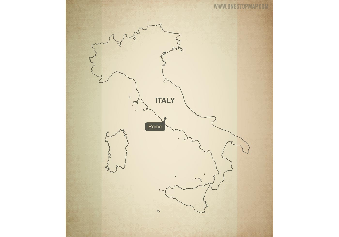 Vector map Parma Italy