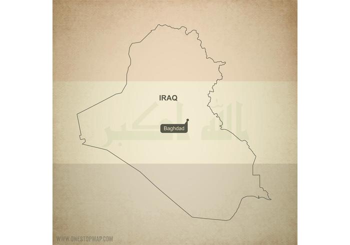 Free Vector Map of Iraq Free Vector Map of Iraq