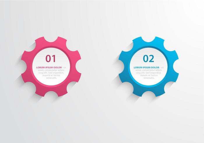 Gear Label Vector Set