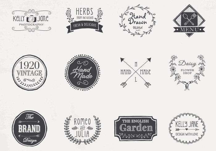 Hand Drawn Logo Vectors