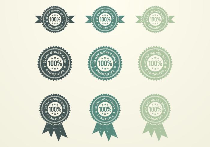 Grunge Money Back Guarantee Badge Vectors Grunge Money Back Guarantee Badge Vectors
