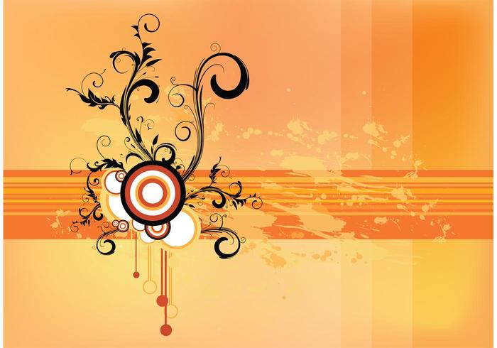 Grunge Scroll Vector Wallpaper Grunge Scroll Vector Wallpaper