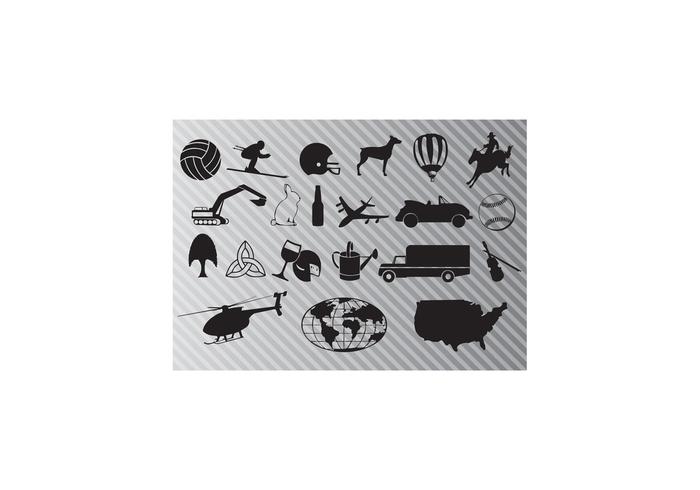 Graphic Icon Vector Set Graphic Icon Vector Set