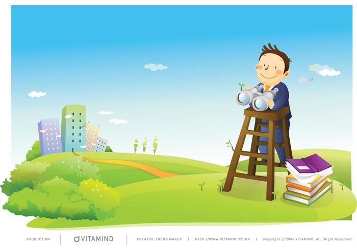 Business Vision Cartoon Business Vision Cartoon
