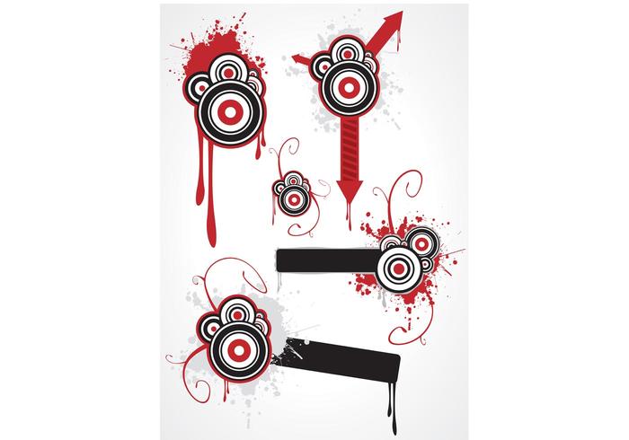 Grunge Circles & Arrows Grunge Circles & Arrows