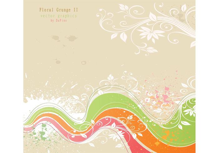 Flower Grunge Background Flower Grunge Background