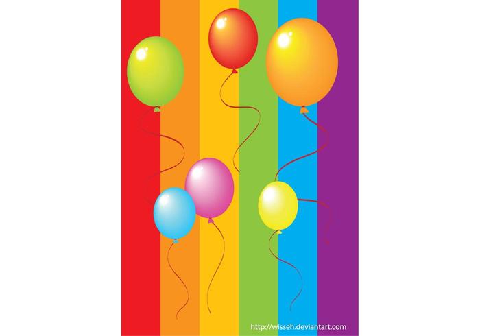 Realistic Colorful Balloons Realistic Colorful Balloons