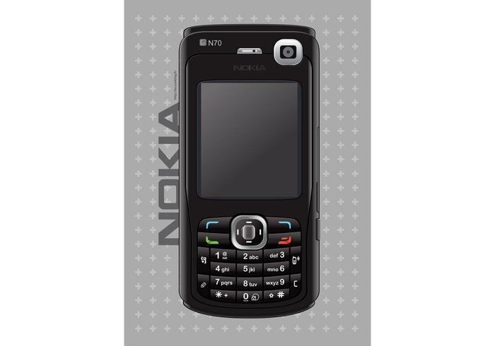 Teléfono móvil Nokia vector