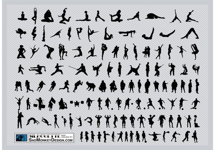 Sports Silhouettes Sports Silhouettes