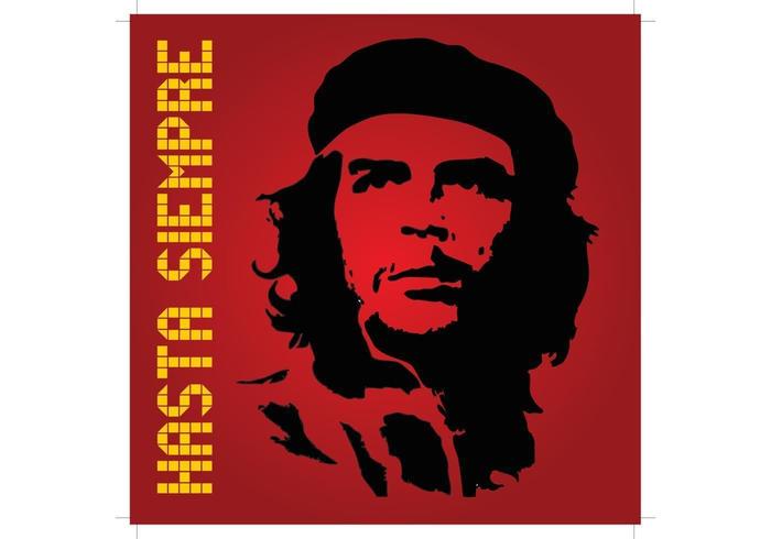 Che Guevara Hasta Siempre vector