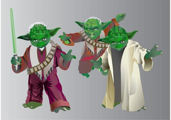 guerra de las galaxias yoda vector