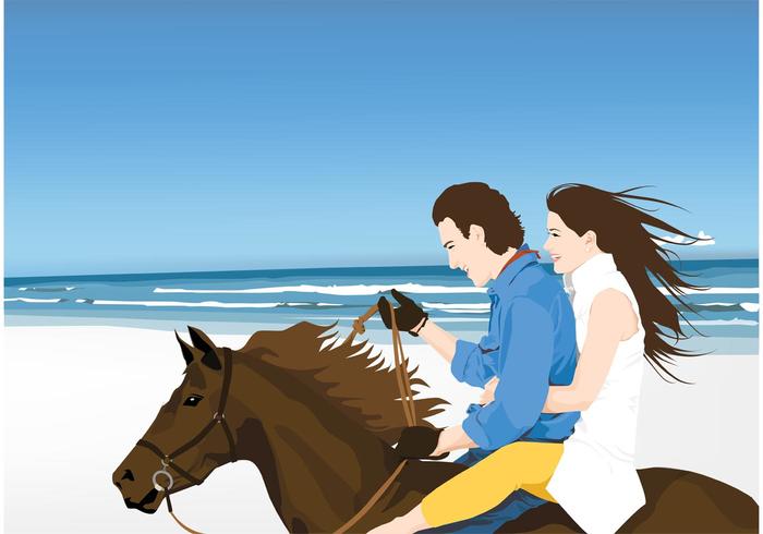 Horse Riders on Beach Horse Riders on Beach