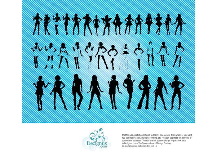 Sexy Girls Silhouettes