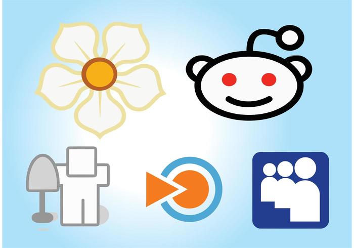 Social Media Icons Set Social Media Icons Set