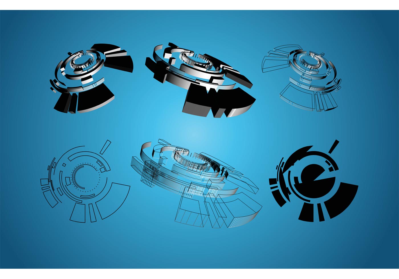 Download 3D Shapes Graphics - Download Free Vector Art, Stock Graphics & Images