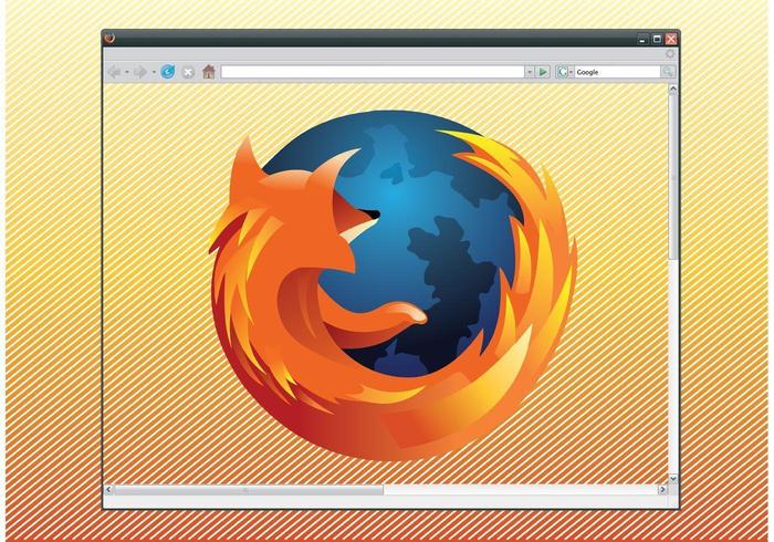 Firefox Logo Navegador de gráficos vector