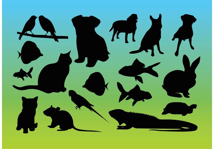 Animal Silhouettes Vectors Animal Silhouettes Vectors