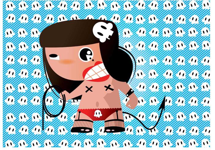 Crazy Girl Cartoon Crazy Girl Cartoon