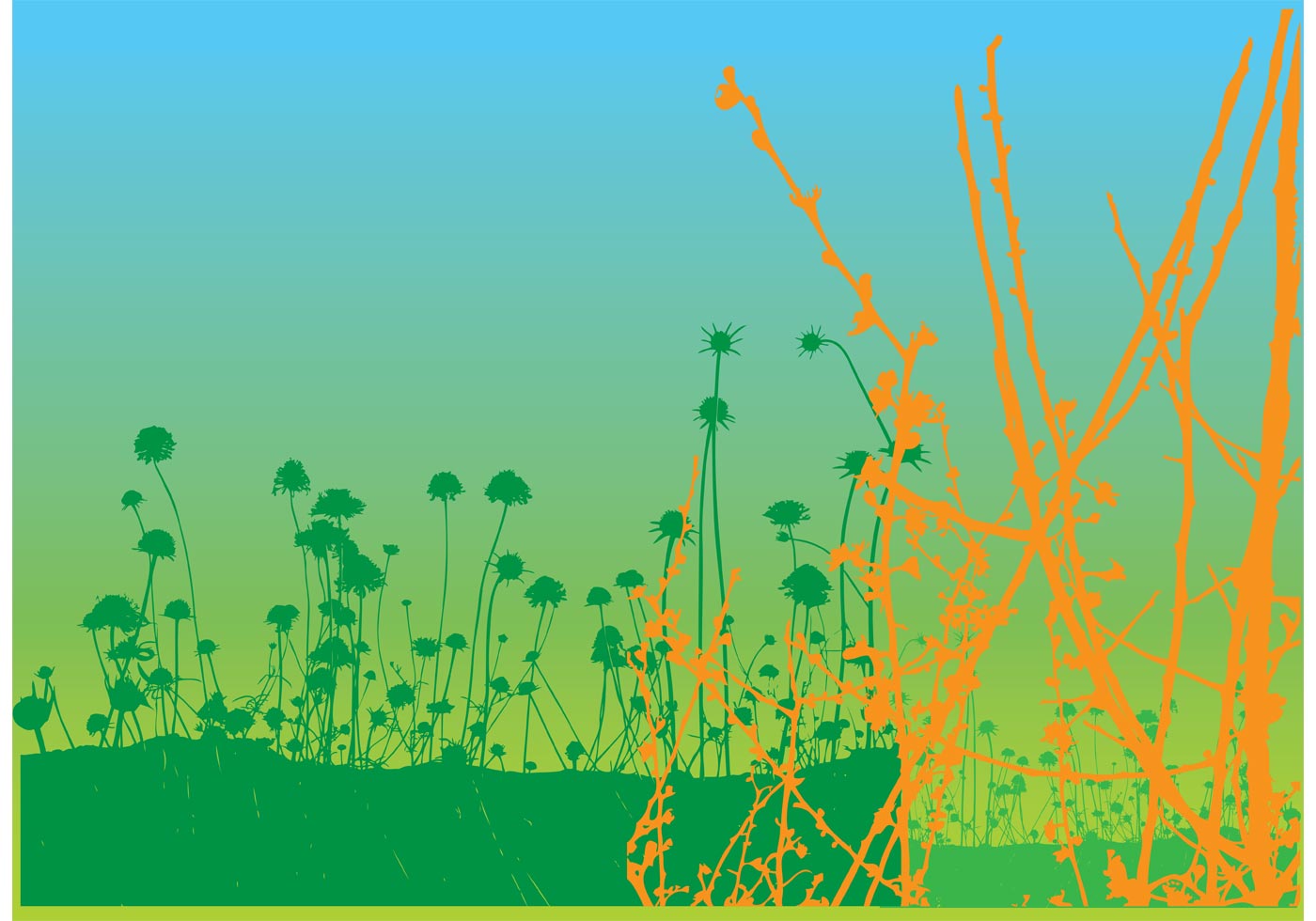 Nature Background Vector - Download Free Vector Art, Stock Graphics