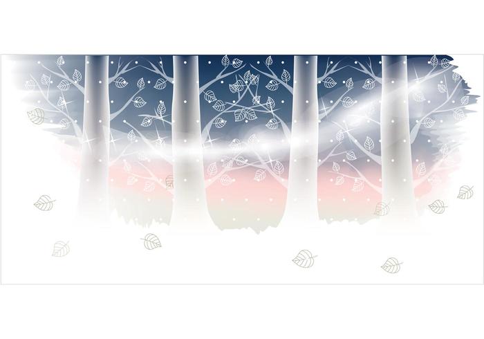 Winter Landscape Vector Winter Landscape Vector