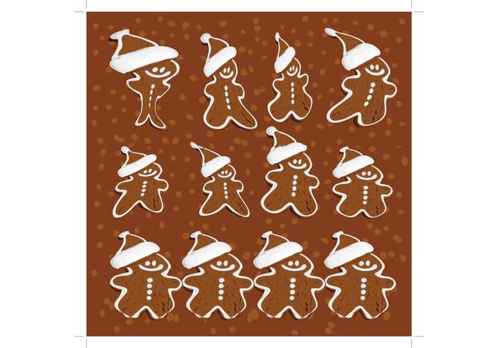 Gingerbread Man Vectors Gingerbread Man Vectors