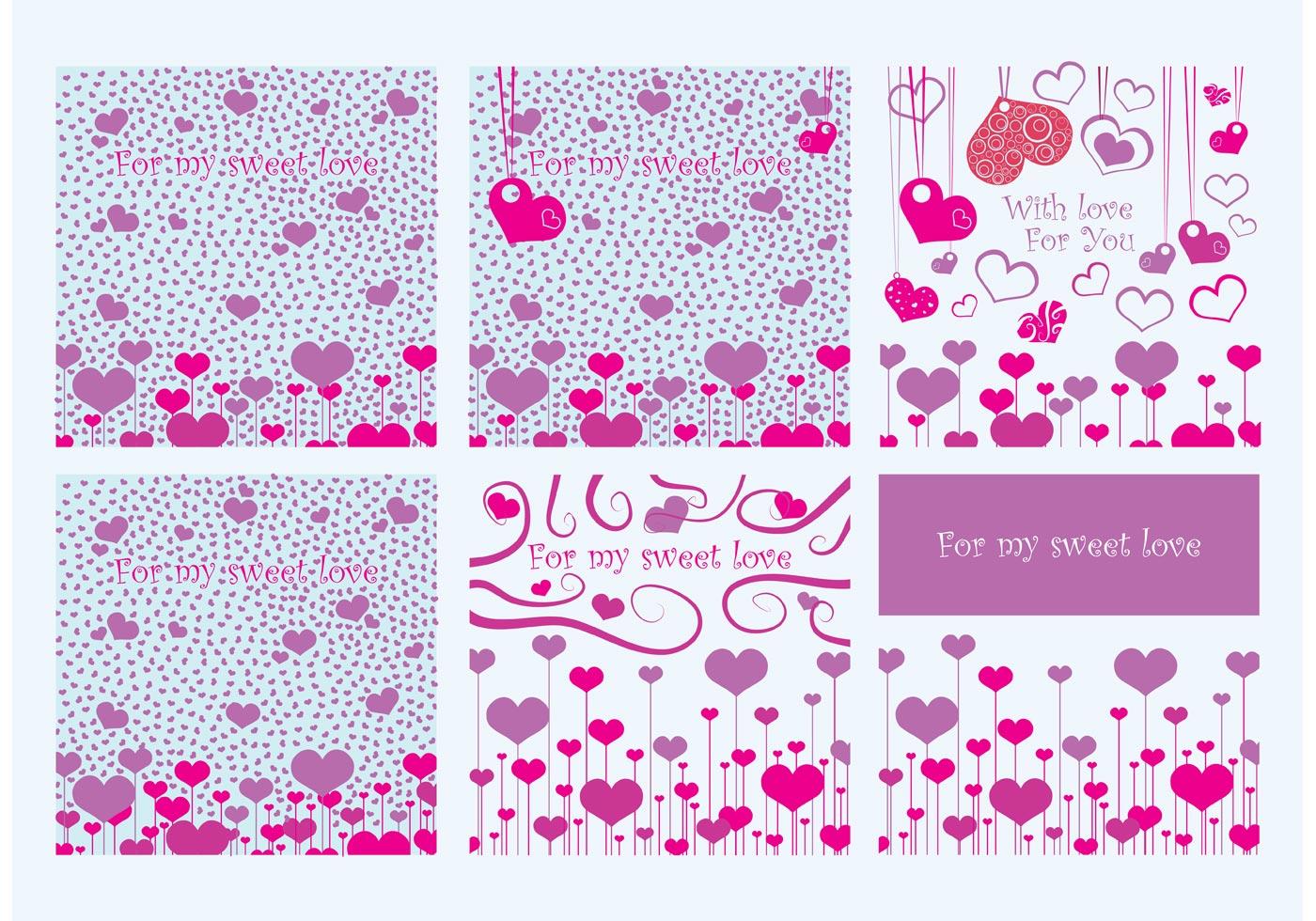 Valentines vector seamless Valentine Card Vectors - Download Free Vector Art, Stock Graphics & Images