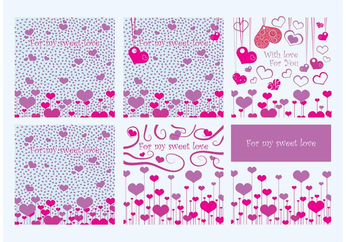 Valentine Card Vectors Valentine Card Vectors