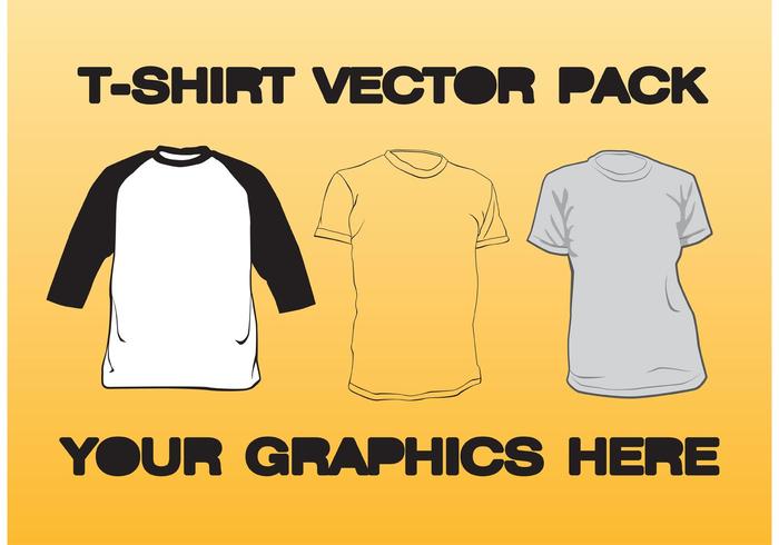 T-shirt Vector Pack T-shirt Vector Pack