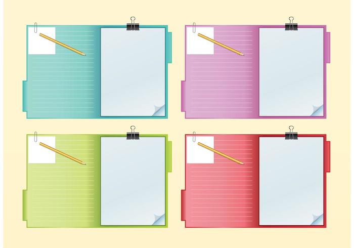 Notebook Vectors Notebook Vectors